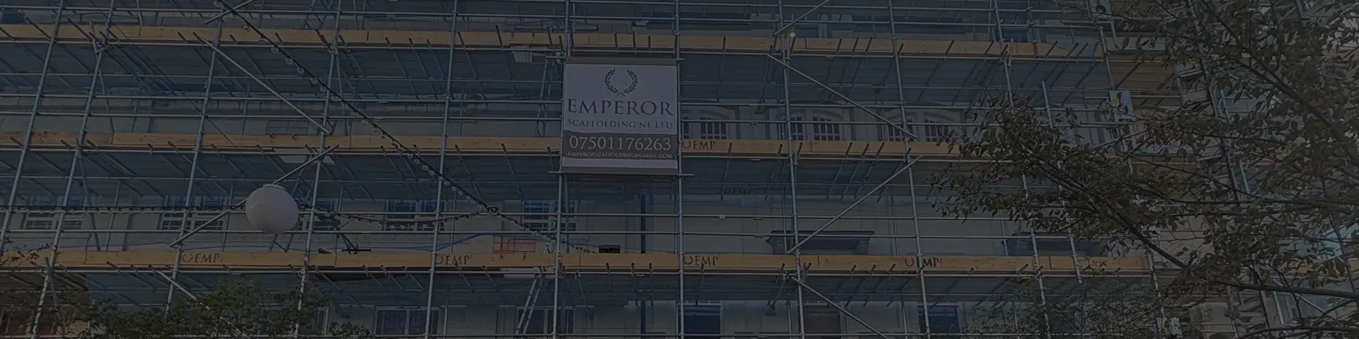 Emperor Scaffolding Banner